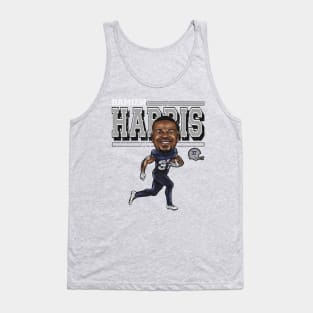 Damien Harris New England Cartoon Tank Top